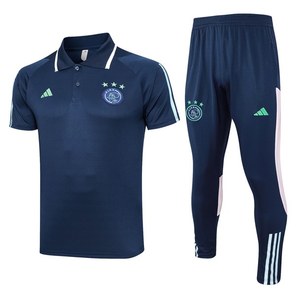 Polo Ajax Conjunto Completo 2024 Azul